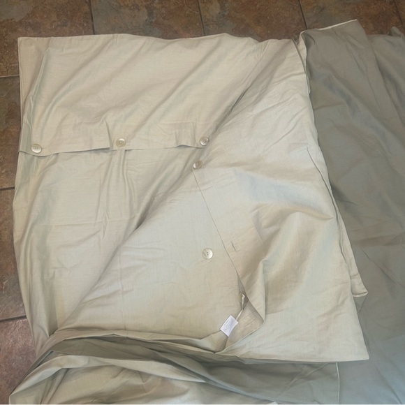 Restoration Hardware Duvet Cover Italy King Linen Cotton Quiet Luxury Cosy Sage - Picture 7 of 7